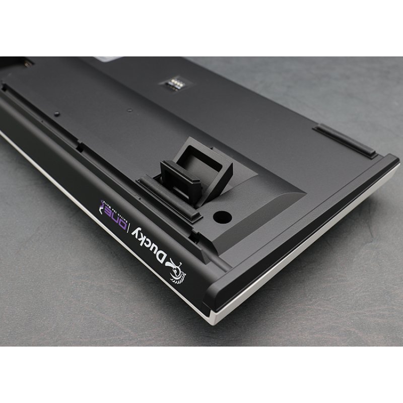 Ducky compatible ONE 2 White Edition PBT Gaming Tastatur, MX-Black, weiße LED - weiß