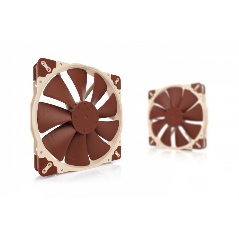 Noctua NF-A20 Boitier PC Ventilateur 20 cm Beige, Marron
