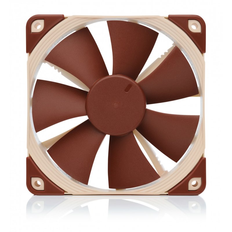 Noctua NF-F12 Boitier PC Ventilateur 12 cm Beige, Marron
