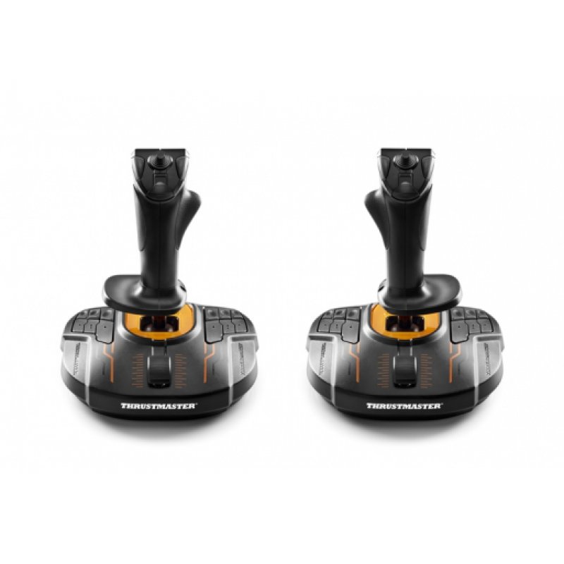 Thrustmaster T.16000M FCS SPACE SIM DUO Black, Orange USB Joystick Analogue / Digital PC