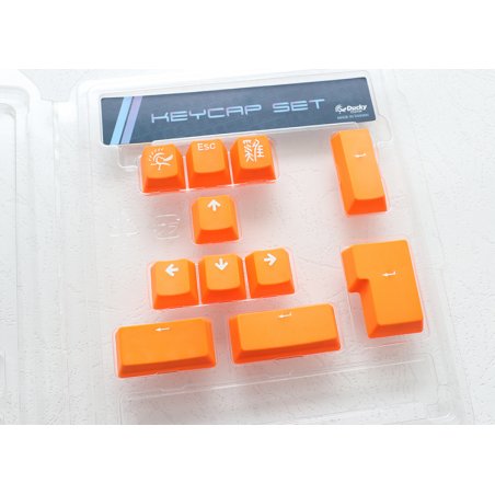 Ducky compatible 11 keys pack-PBT Double-shot Orange