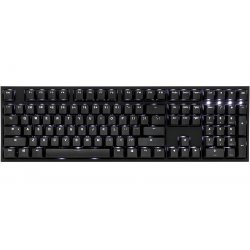 Ducky compatible ONE 2 Backlit PBT Gaming Tastatur, MX-Speed-Silver, weiße LED - schwarz