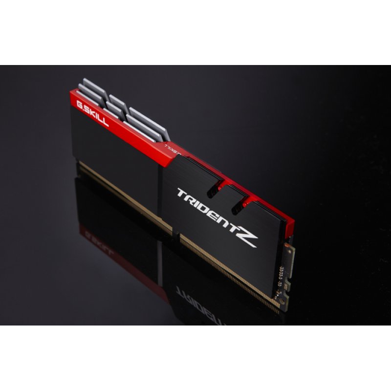 G.Skill compatible Trident Z , DDR4-3200, CL16 - 32 GB Dual-Kit, silber/rot