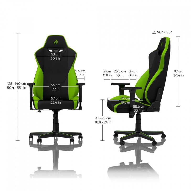 Nitro Concepts compatible S300 Gaming Stuhl - Atomic Green