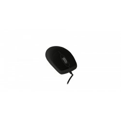 WASHABLE SCROLL WHEEL MOUSE WATERTIGHT USB BLACK