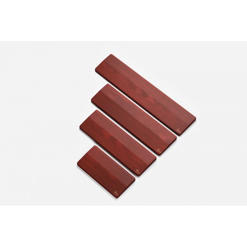 Glorious PC Gaming Race compatible Tastatur-Handballenauflage, Full Size, Holz - rotbraun