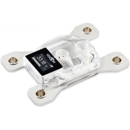 aqua computer compatible cuplex kryos NEXT mit VISION AM4 - Acryl/Nickel