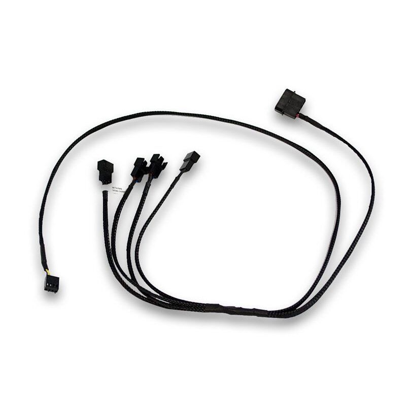 EK Water Blocks compatible EK-Cable Y-Weiche für 4x 4-Pin-PWM-Lüfter - 80 cm