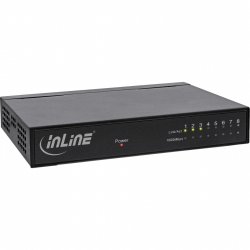 InLine compatible Gigabit Netzwerk Switch 8-Port, 1GBit/s, Desktop, lufterl
