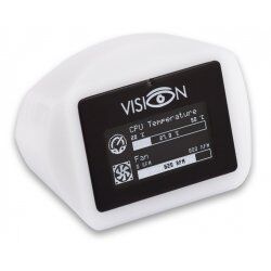 aqua computer compatible VISION Glow Tischgerät mit IR-Empfänger und Temp.-Messung