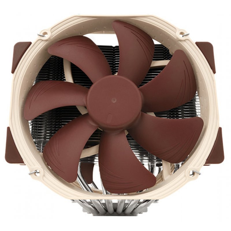 Noctua NH-D15 SE-AM4 computer cooling system Processor Cooler Beige, Brown, Stainless steel