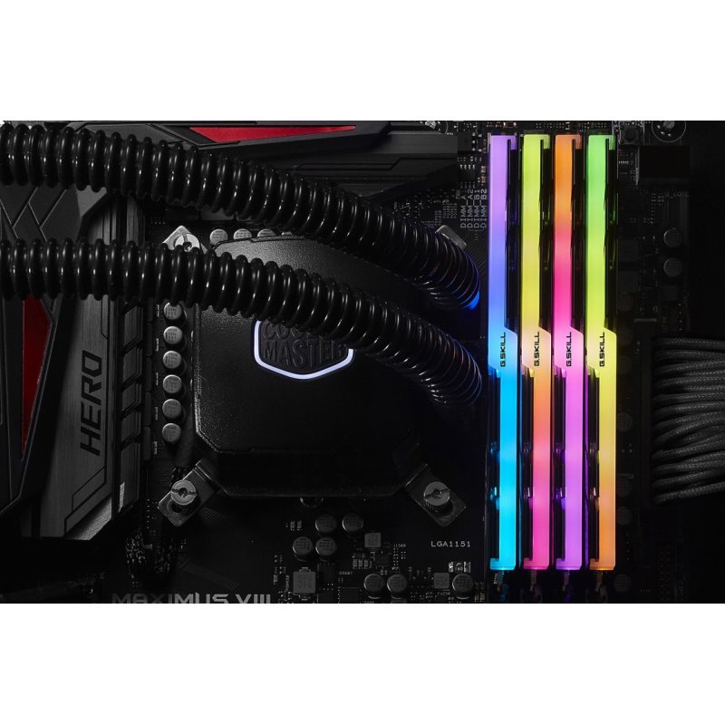 G.SKILL RAM TridentZ RGB Series - 32 GB (4 x 8 GB Kit) - DDR4 3200 UDIMM CL16