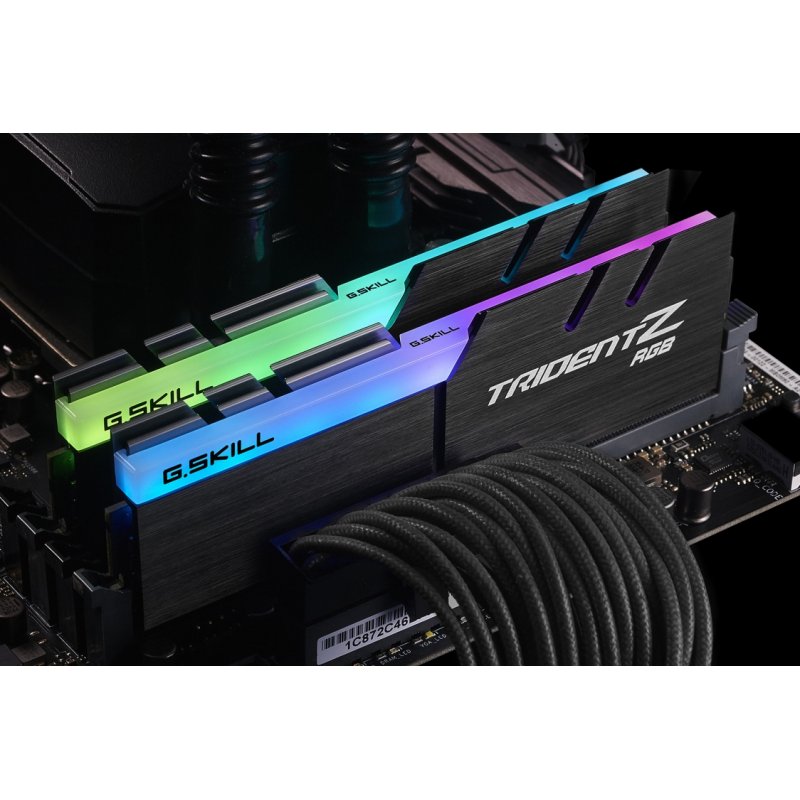 G.Skill compatible Trident Z RGB Series, DDR4-3200, CL 16 - 16 GB Dual-Kit