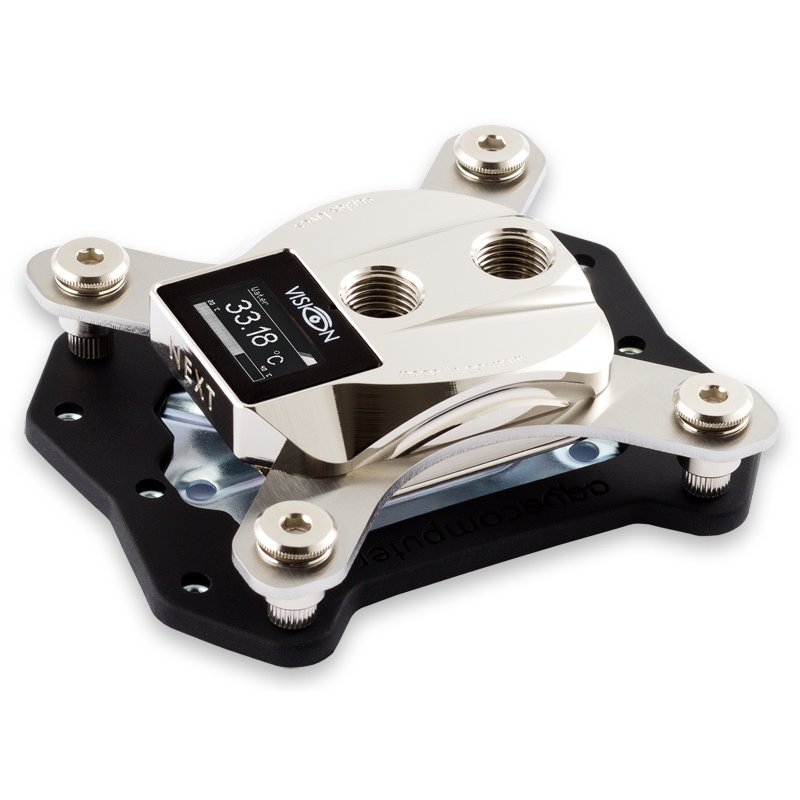 aqua computer compatible cuplex kryos NEXT mit VISION LGA 115x - Nickel/Nickel