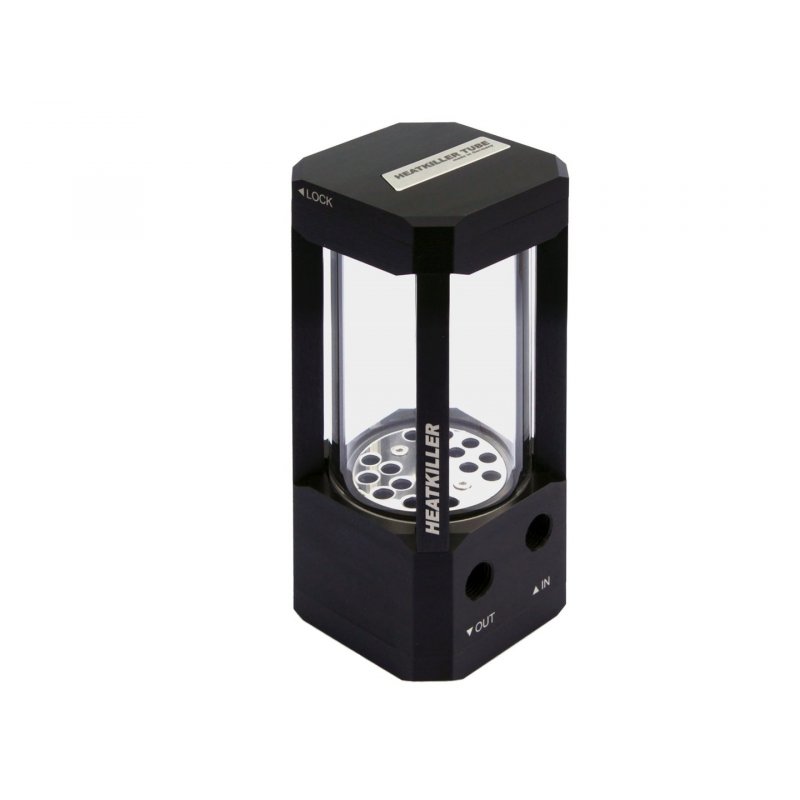 Watercool compatible Heatkiller Tube 100 D5-Aufsatz-AGB - schwarz