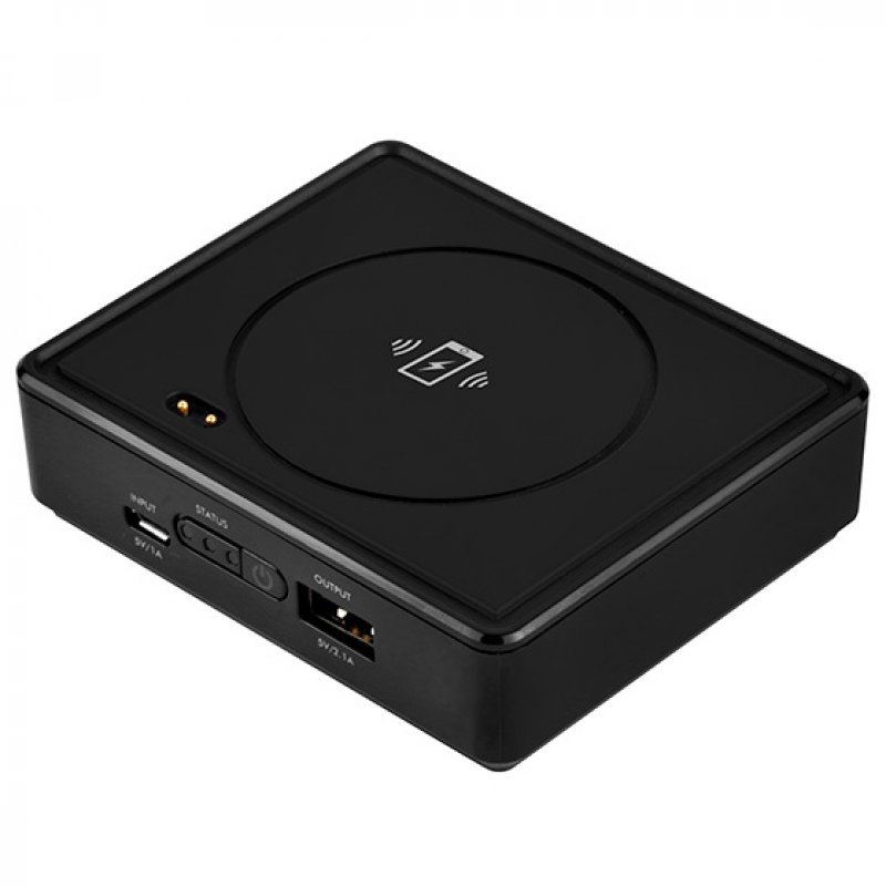 Silverstone QIB052 Lithium-Ion (Li-Ion) 5200 mAh Recharge sans fil Noir