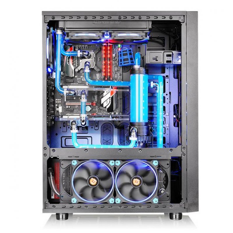 Thermaltake compatible Core X71 TG Tempered Glass Big-Tower - noir