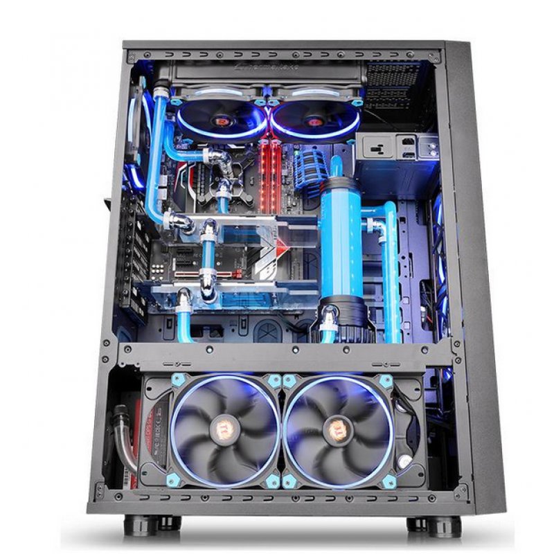 Thermaltake compatible Core X71 TG Tempered Glass Big-Tower - noir