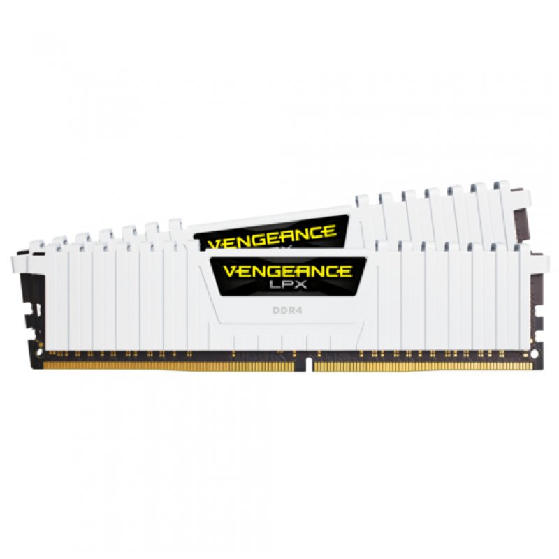 Corsair compatible Vengeance LPX Series weis, DDR4-2666, CL 16 - 16 GB Dual