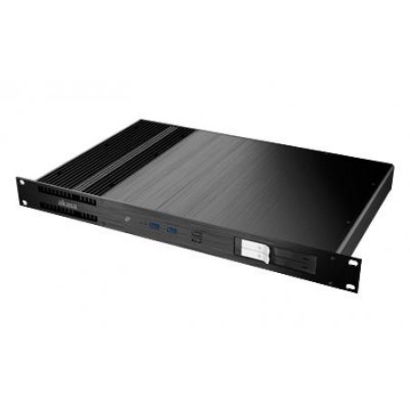 Akasa compatible Galileo TU1 Thin-Mini-ITX 1U Gehäuse, OEM - schwarz