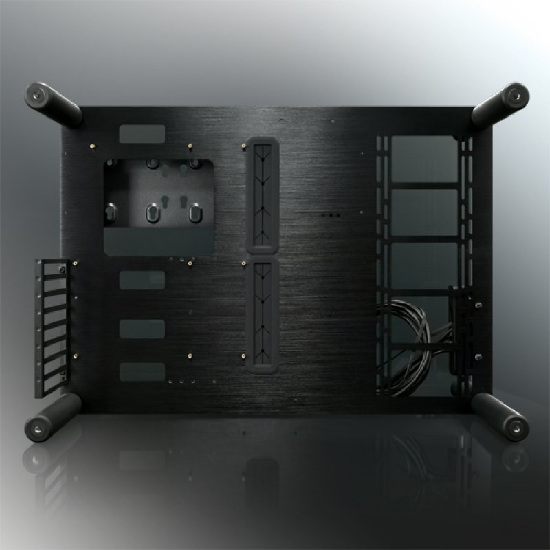 Raijintek compatible PAEAN Benchtable / Showcase - schwarz Window