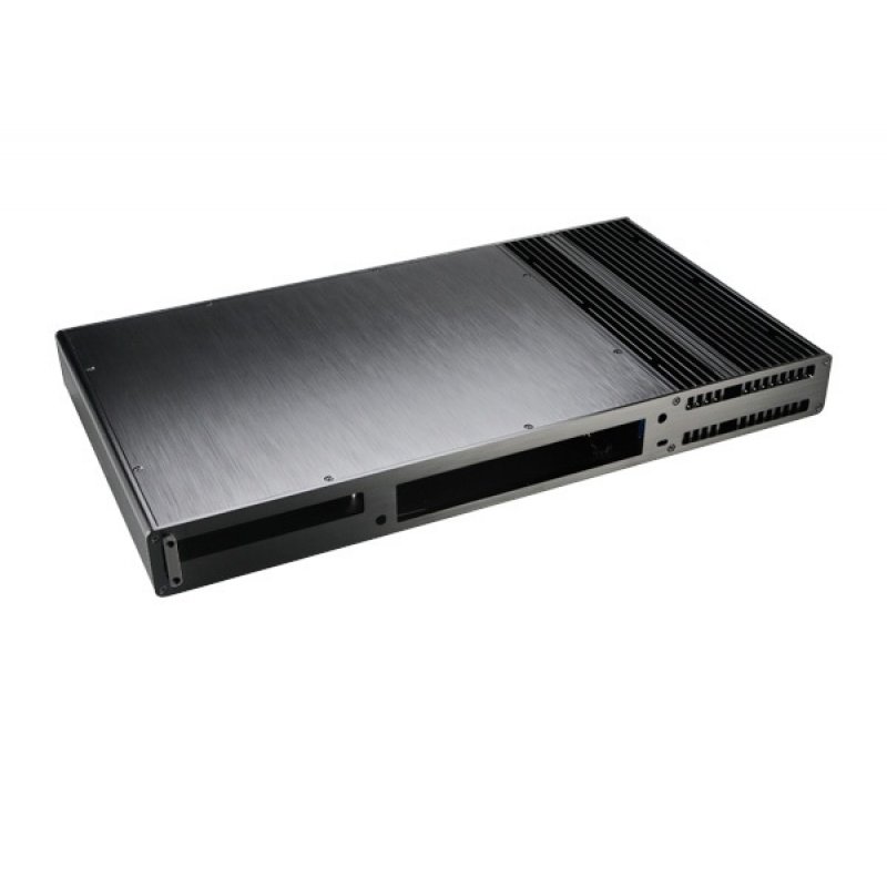 Akasa compatible Galileo TU Thin-Mini-ITX 1U Gehäuse, OEM - schwarz