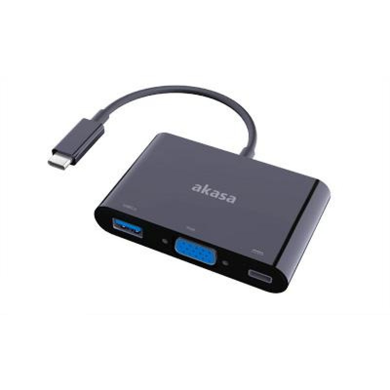Akasa AK-CBCA02-15BK adaptateur graphique USB 1920 x 1200 pixels Noir