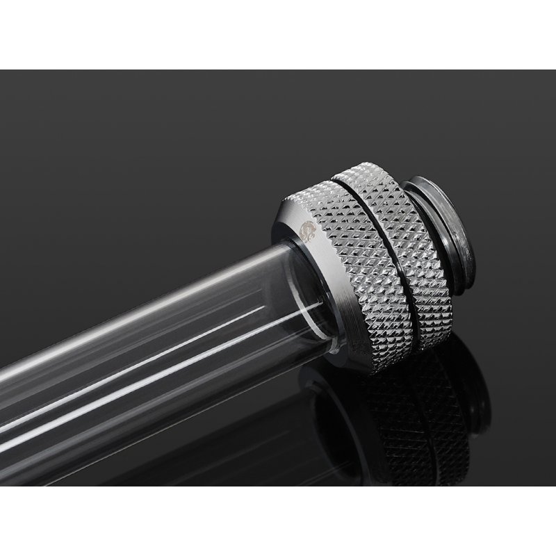 Bitspower None Chamfer PETG Link Tube 12/10mm, 50cm - transparent