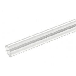 Bitspower None Chamfer PETG Link Tube 16/12mm, 100cm - transparent