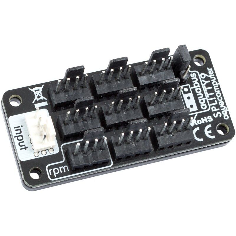 Aqua Computer Splitty9 Cable splitter Black