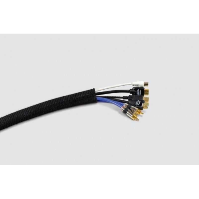 Label-the-cable Cable tube Cable management Black