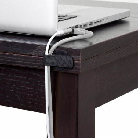 Label-the-cable WALL Velcro Nylon, Polyester Noir, Blanc 50 pièce(s)