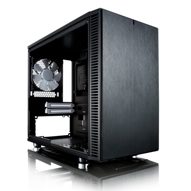 Fractal Design compatible Define Nano S Mini-ITX Gehäuse - schwarz Window