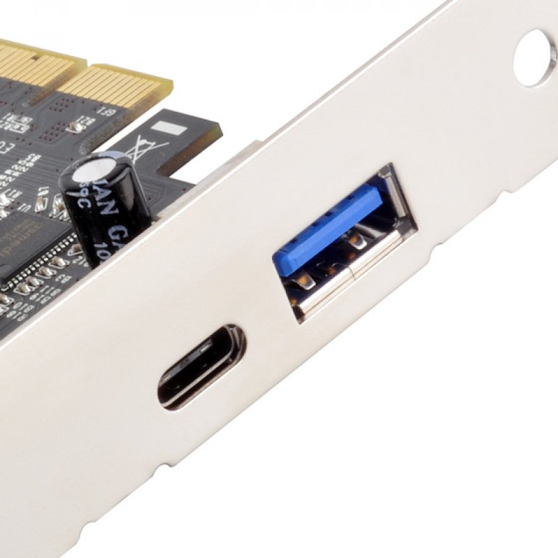Carte Silverstone SST-ECU03, 2 ports USB3.1 Gen2 - PCIe