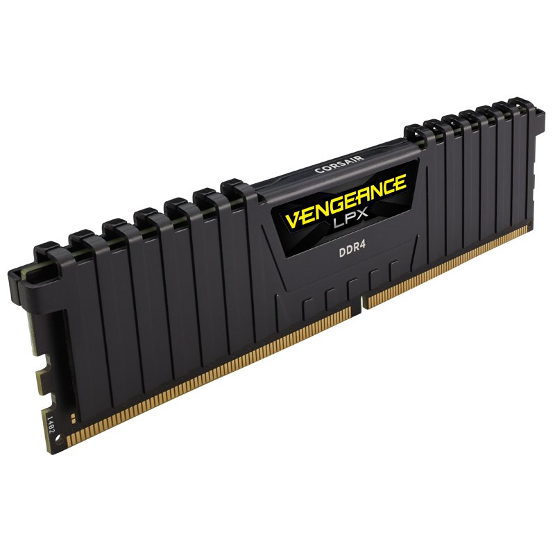 Corsair compatible Vengeance LPX schwarz DDR4-2400, CL16 - 16 GB Kit