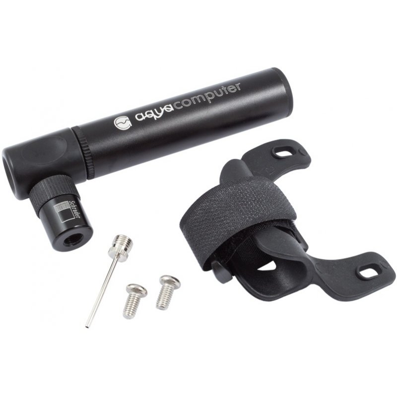 aqua computer compatible Luftpumpe für Dr. Drop inklusive Fahrradhalterung