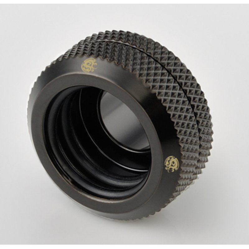 Bitspower Multi-Link Adapter Anschluss gerade G1/4 Zoll AG auf 16mm AD Hardtube - schwarz matt