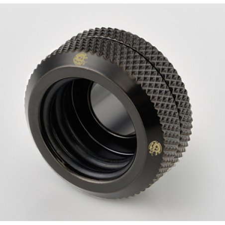 Bitspower Multi-Link Adapter Anschluss gerade G1/4 Zoll AG auf 16mm AD Hardtube - schwarz matt