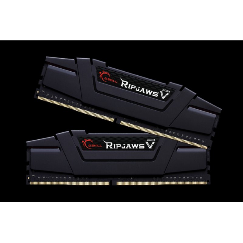 G.SKILL RAM Ripjaws V - 16 GB (2 x 8 GB Kit) - DDR4 3200 UDIMM CL16 - Schwarz