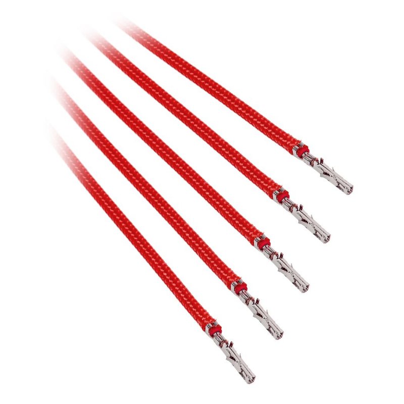 BitFenix compatible Alchemy 2.0 PSU Cable, 5x 40cm - rot