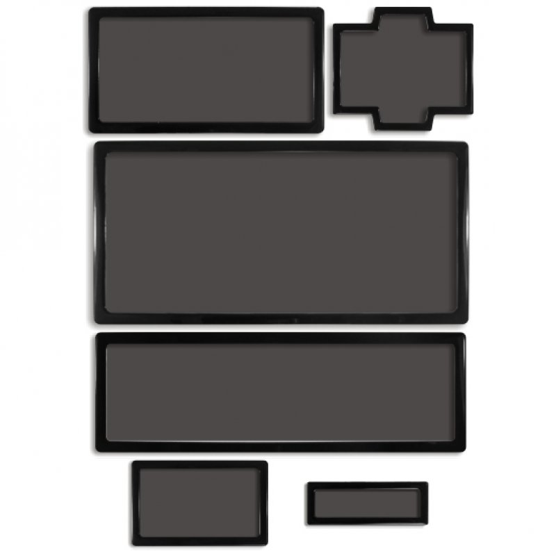 Demciflex Staubfilter-Set für Fractal Design R5 - schwarz/schwarz