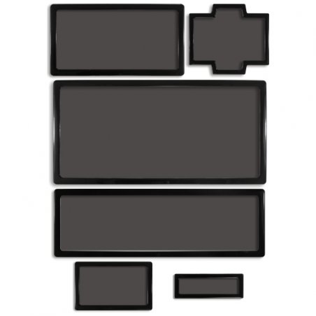 Demciflex Staubfilter-Set für Fractal Design R5 - schwarz/schwarz