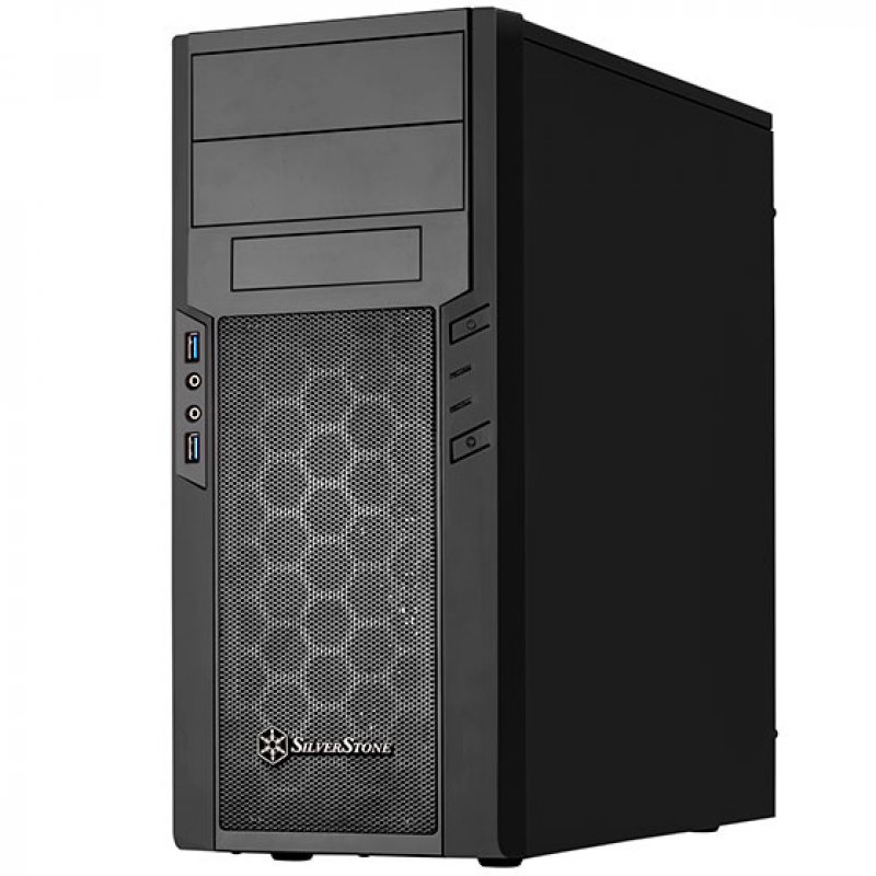 Silverstone PS13 Mini Tower Black