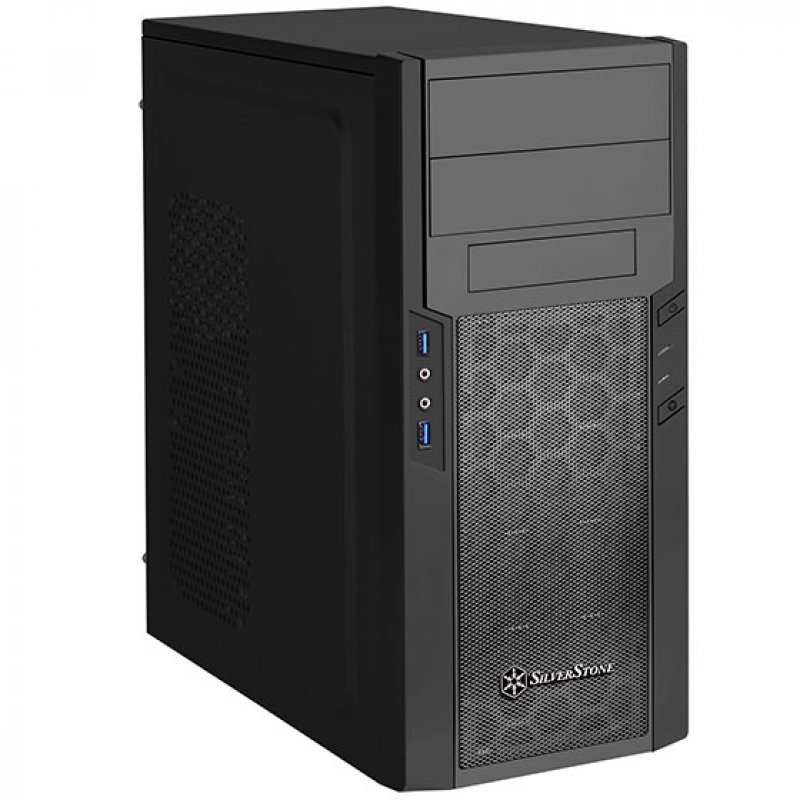Silverstone SST-PS13B Precision Midi-Tower - schwarz
