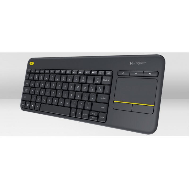 Logitech K400 Plus Tv clavier RF sans fil QWERTZ Allemand Noir