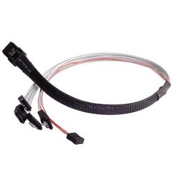 Silverstone SST-CPS03 Mini-SAS zu SATA Kabel - 50 cm