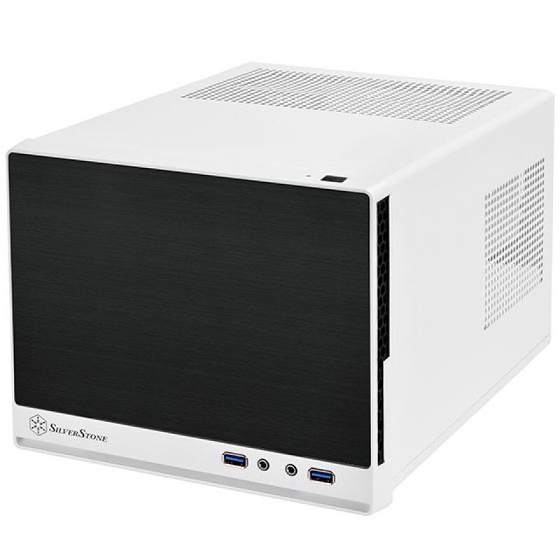 Silverstone SG13 Mini Tower Noir, Blanc