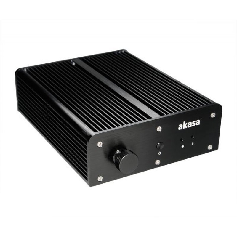 Akasa compatible Pascal MC UCFF-Gehäuse (Intel NUC), wasserdicht, OEM - schwarz