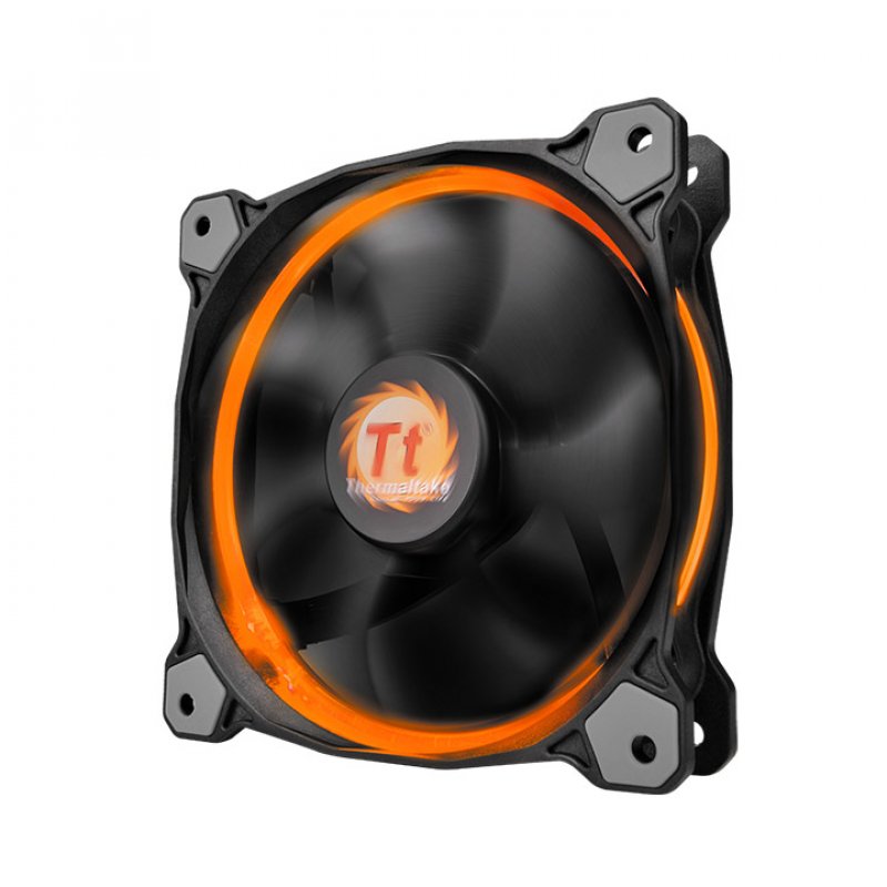 Thermaltake CL-F042-PL12SW-B système de refroidissement d’ordinateur Boitier PC Ventilateur 12 cm Noir