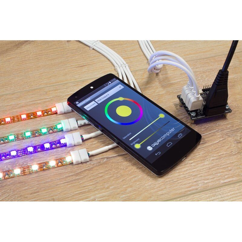 aqua computer compatible farbwerk USB, Bluetooth und aquabus Variante